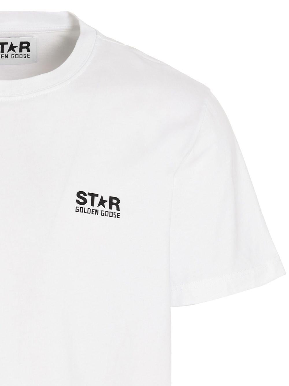 Logo-print T-shirt<BR/><BR/><BR/> GMP01220 P00087910283 GOLDEN GOOSE 