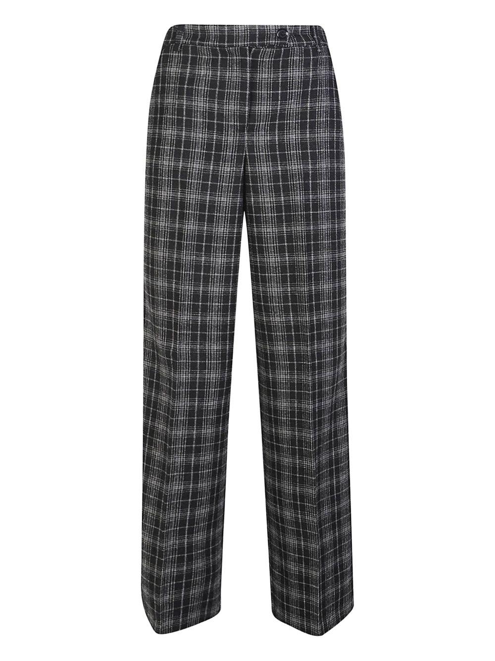 Wide checked trousers 106064 A36MZC8 PINKO 