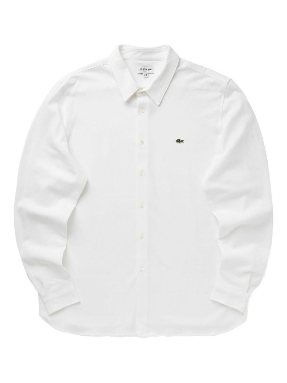 SLIM FIT COTTON PIQUE SHIRT CH0214 001 LACOSTE 