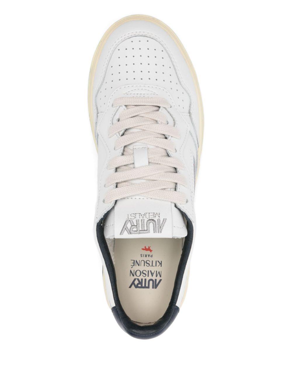 Autry x Maison Kitsuné sneakers AULW MK01WHT/BLUE AUTRY x MAISON KITSUNÉ 