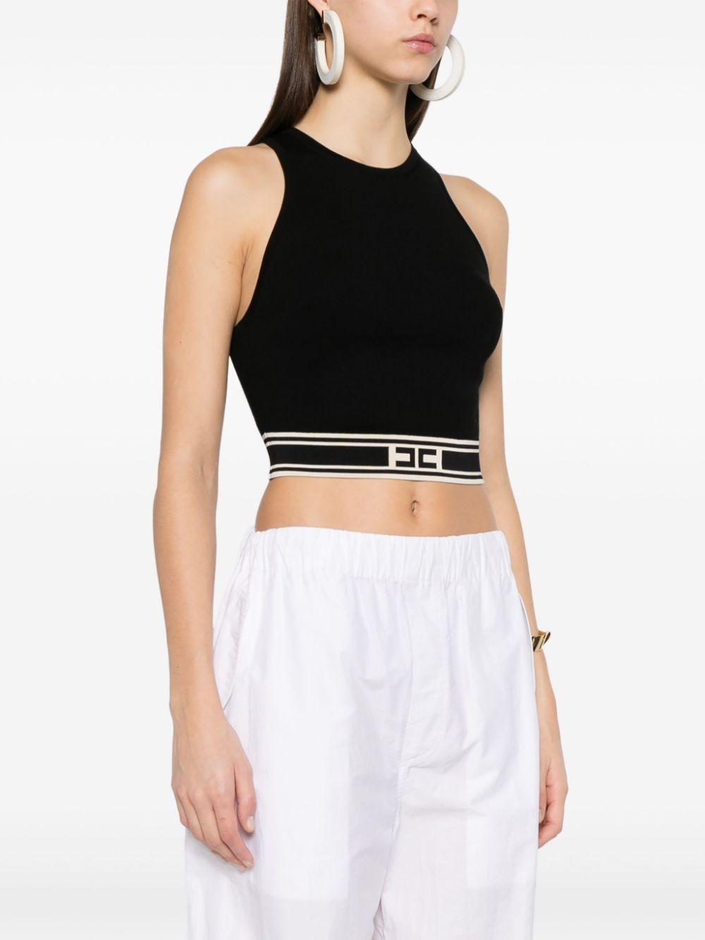 Logo-band tank top<BR/><BR/><BR/> TK39S51E2 685 ELISABETTA FRANCHI 