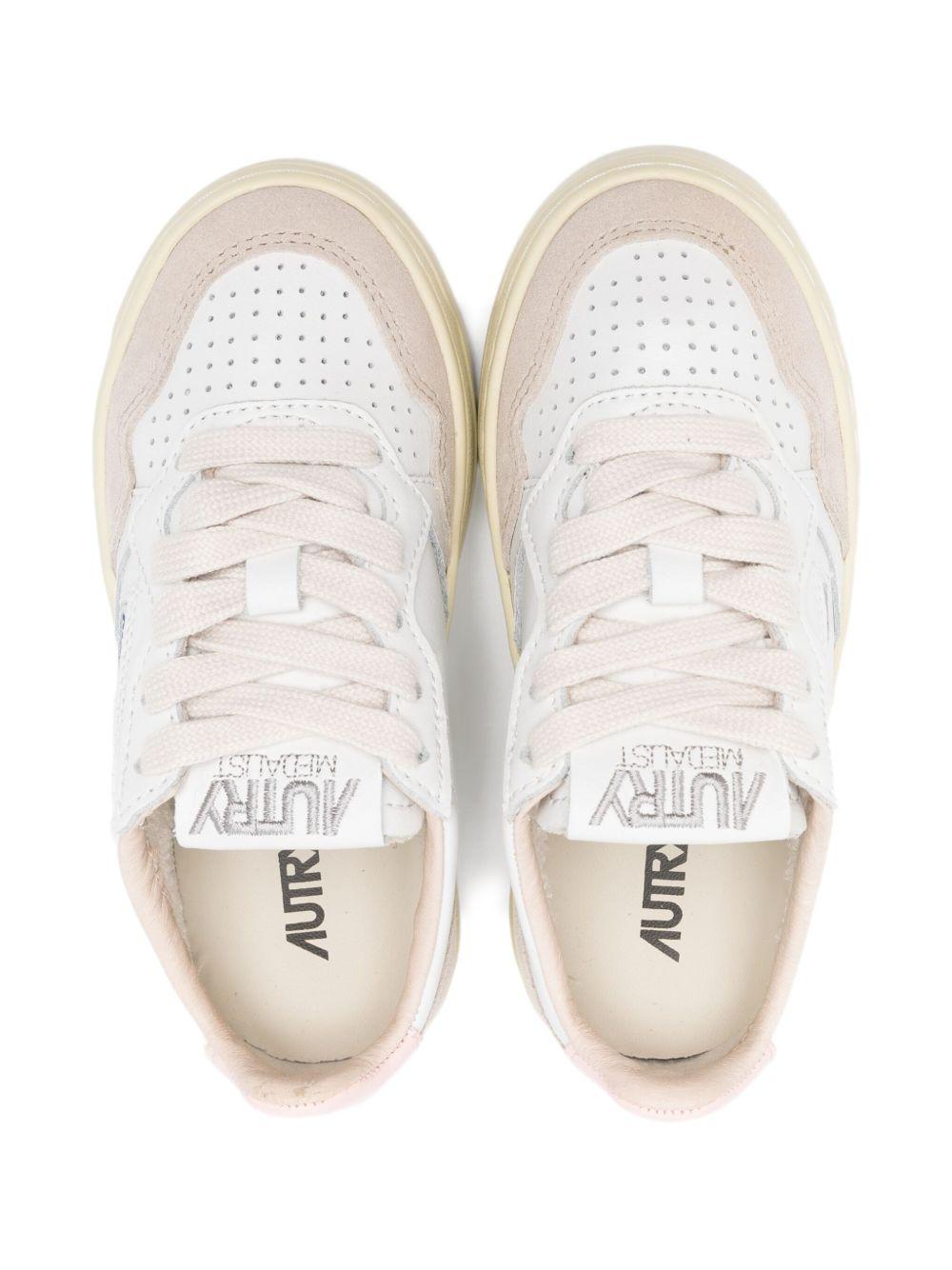 MEDALIST KIDSTRIPES LOW SNEAKERS KULK FS05WHITE/ CREOLE PINK AUTRY KIDS 