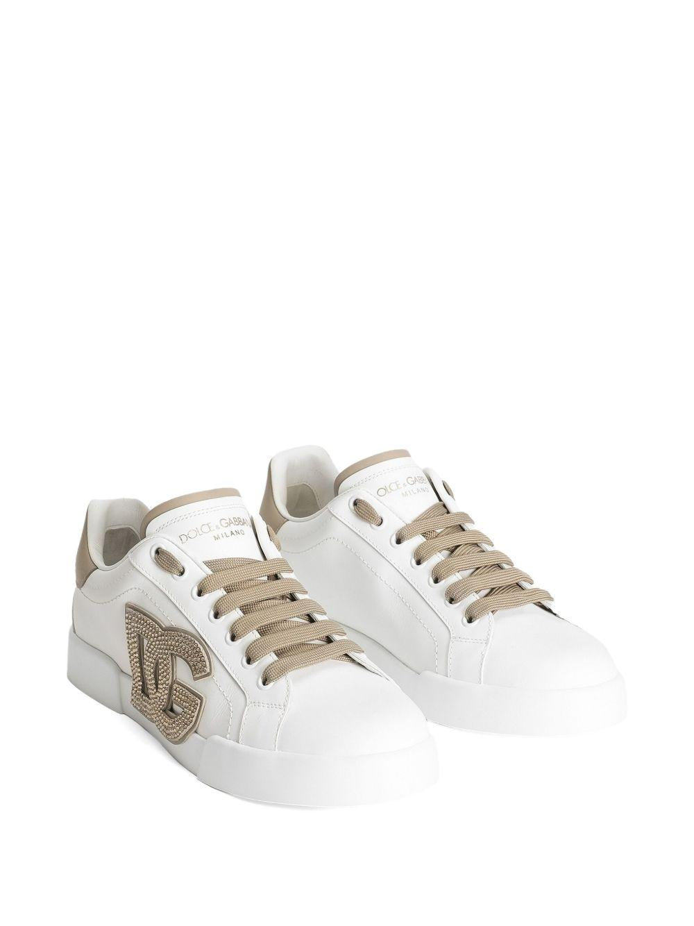 Calfskin Portofino light strobel sneakers CK2341 AI4118Z080 DOLCE & GABBANA 