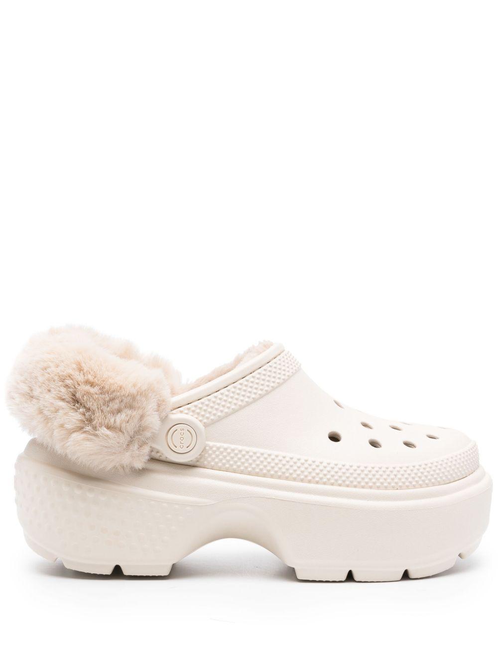 Sabot with fur lining 208546 DKCH CROCS 