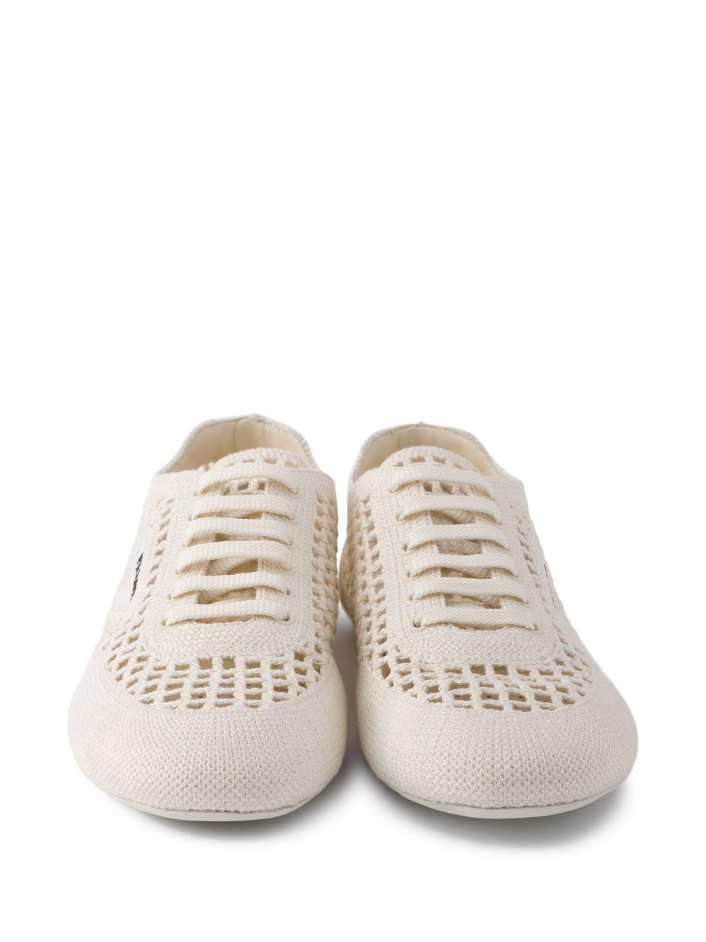Collapse crochet laced sneakers 1E360O2F46 F-005F0304 PRADA 