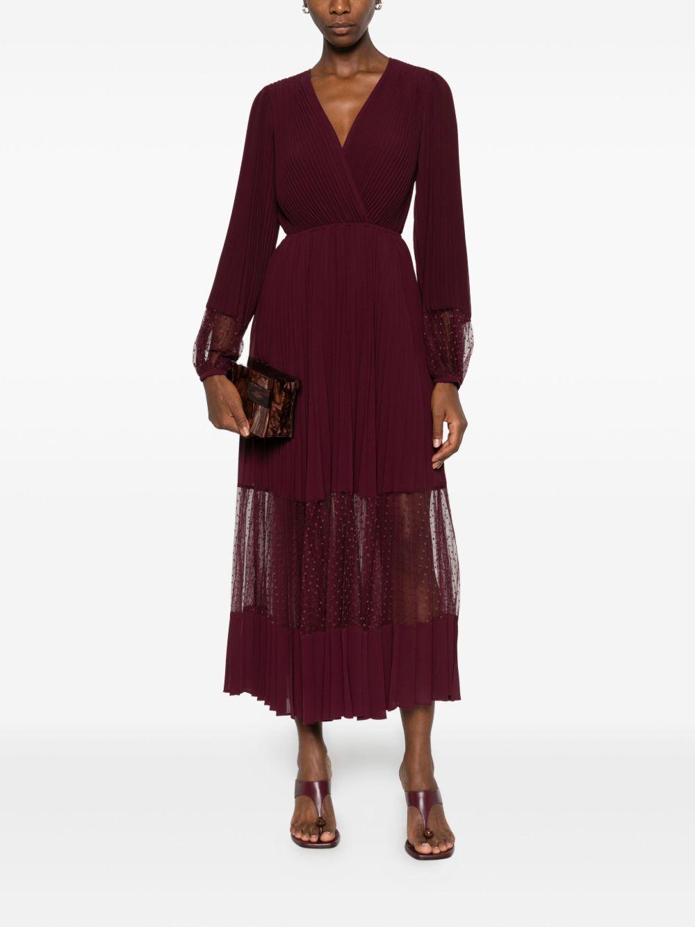 Pleated tulle dress 252TP2641 05609 TWINSET 