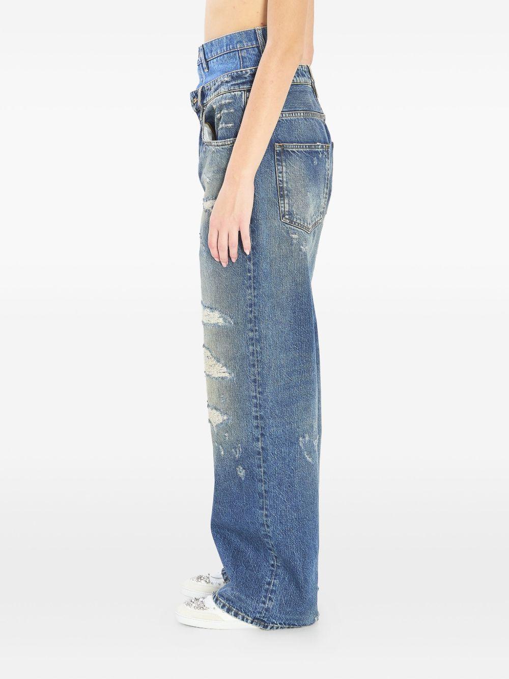 Jeans double layer<BR/> FTDGSD G8OH5S9001 DOLCE & GABBANA 