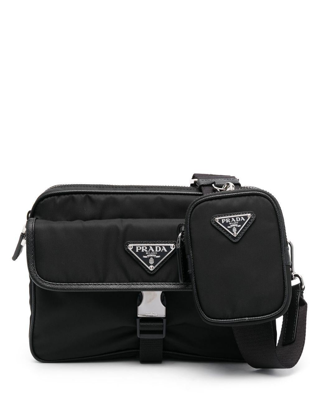 Re-Nylon pouch crossbody bag<BR/> 2VH133 2DMHF0002 PRADA 