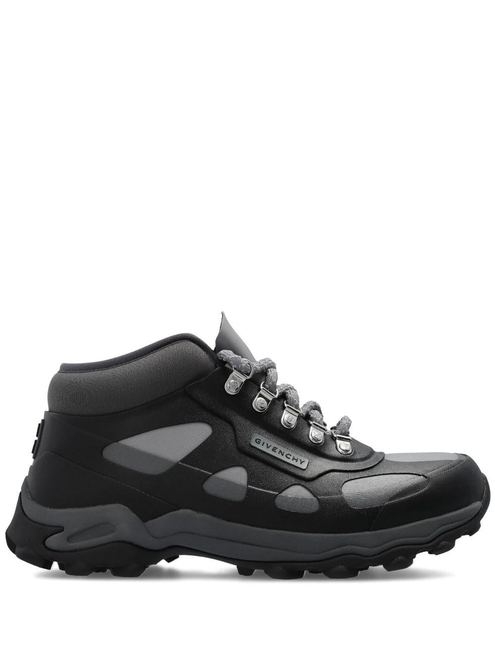 Lace up boots in rubber and neopren<BR/>x Bogs BH604QH1QG 002 GIVENCHY / BOGS 