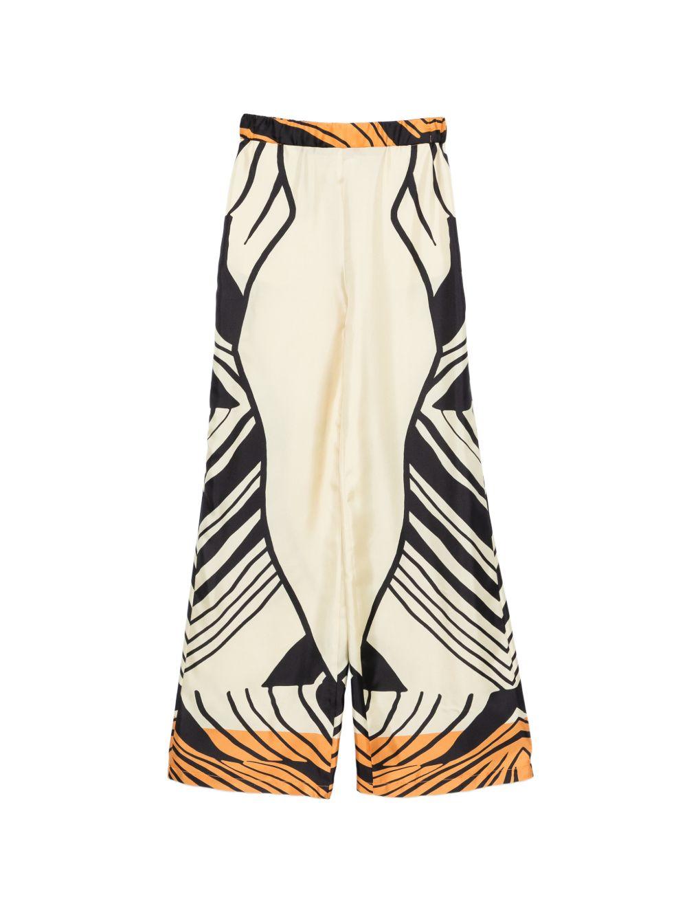 Sofia wide-leg trousers in twill 9L00003 NSS002000703_01A RAQUEL DINIZ 