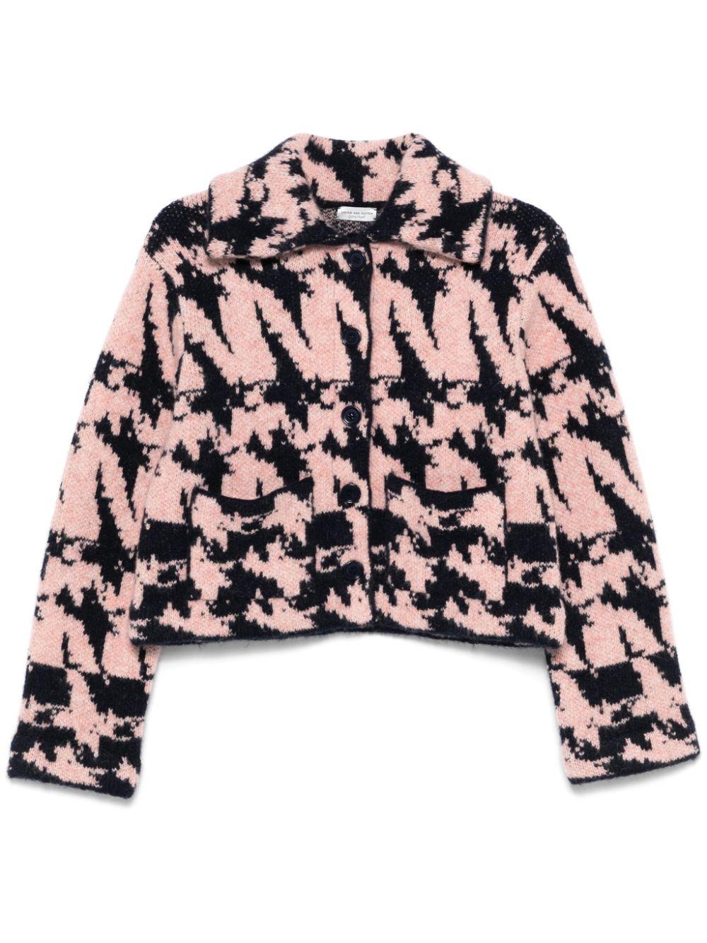 Pied-de-poule jacket 011230 9709509 DRIES VAN NOTEN 