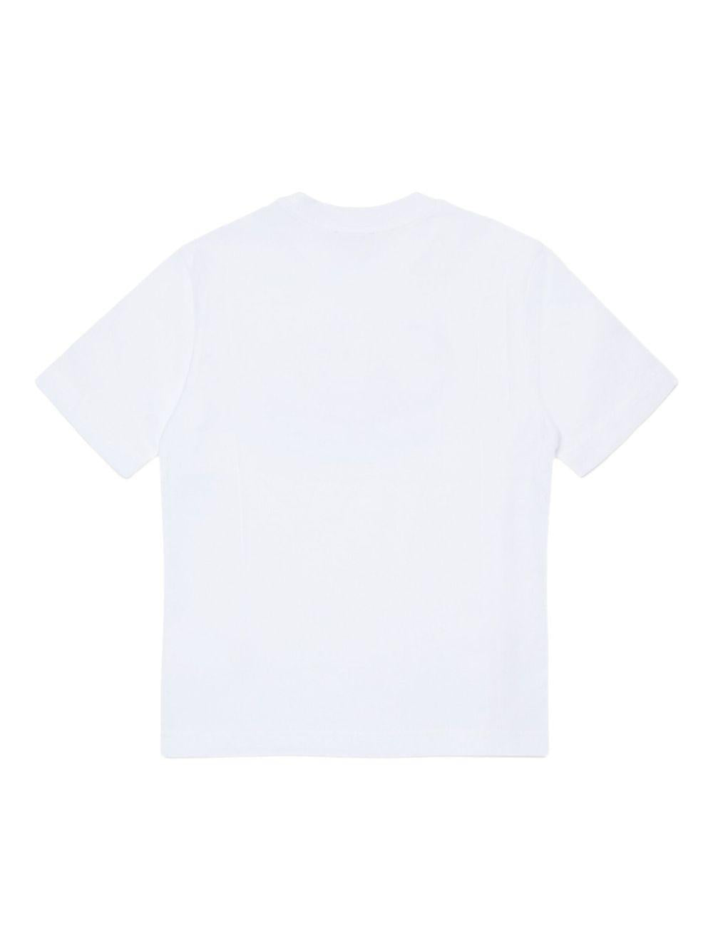 Cotton T-shirt with shadow Oval D J02601 00YI9K100 DIESEL KIDS 