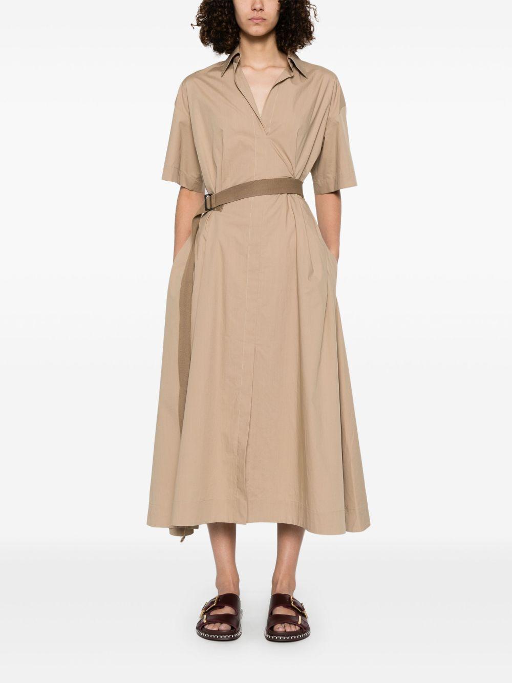 Poplin midi dress<BR/><BR/><BR/> M0H93A5306 C2871 BRUNELLO CUCINELLI 