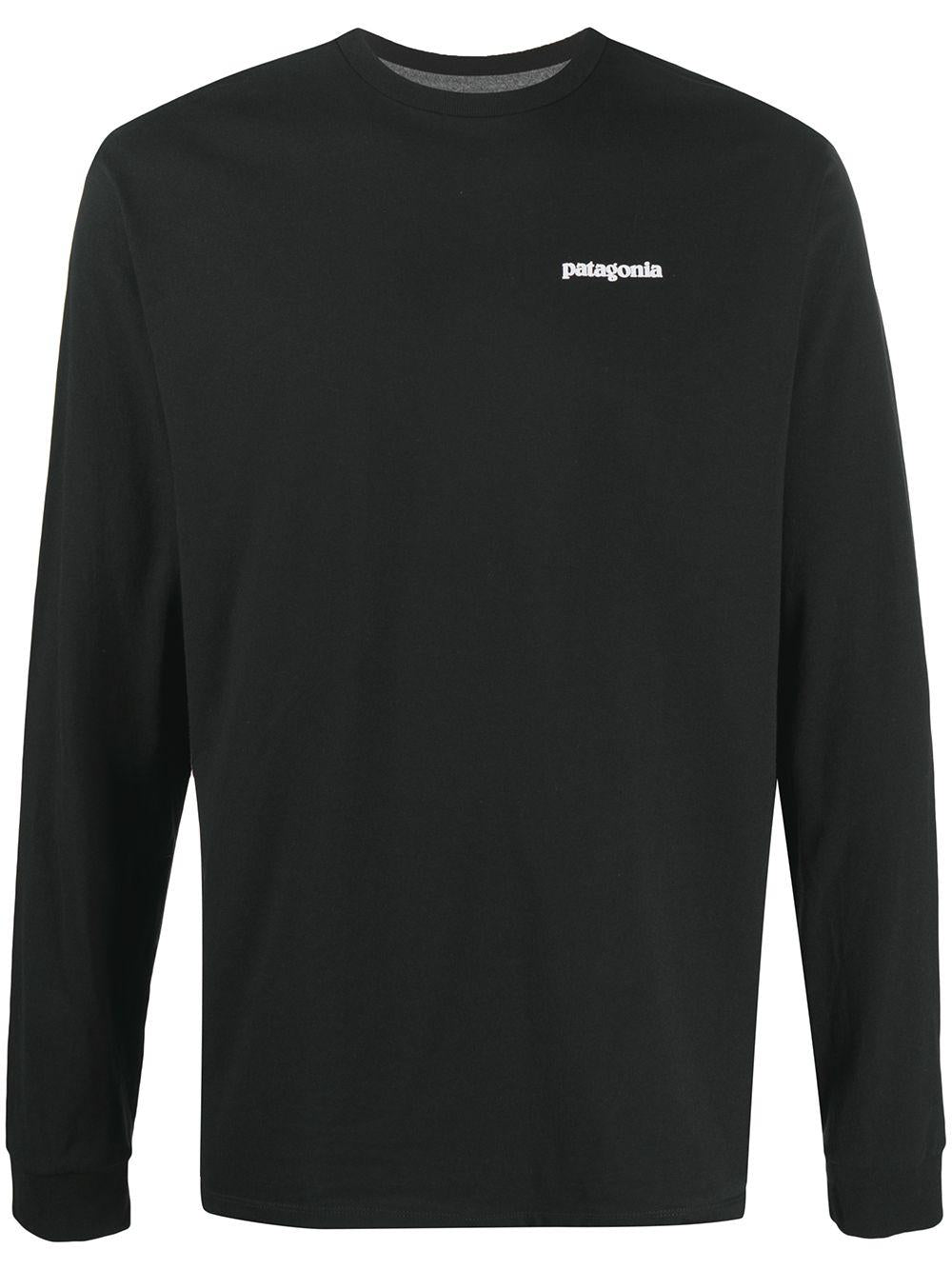 P-6 long-sleeved T-shirt<BR/><BR/> 38518 BLK PATAGONIA 