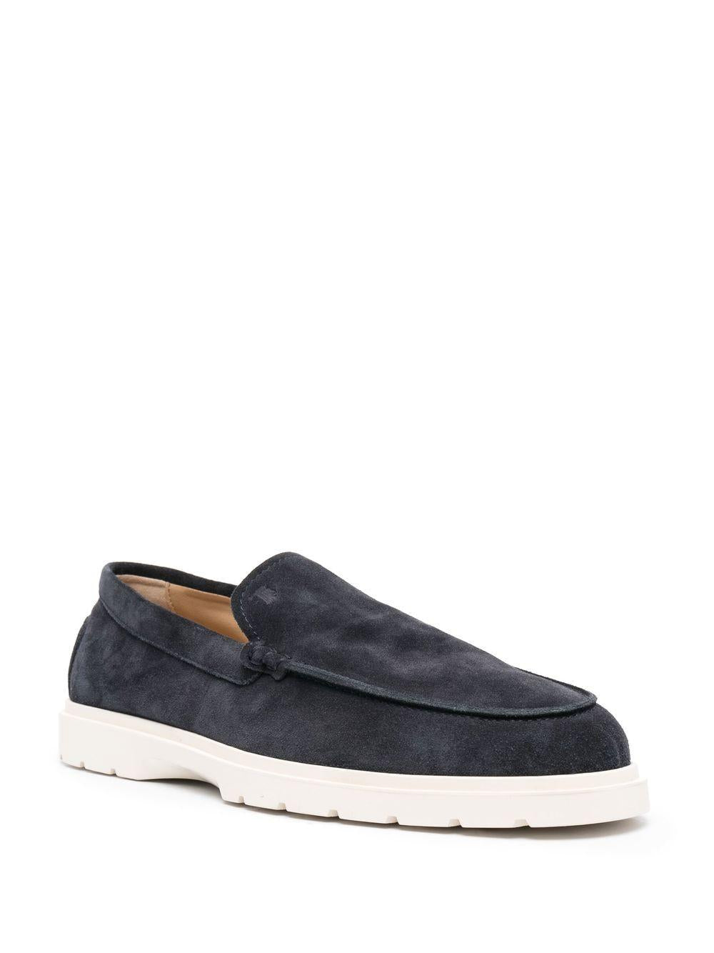 Suede slip-on loafers<BR/><BR/> XXM59K00040 M8WU801 TOD'S 