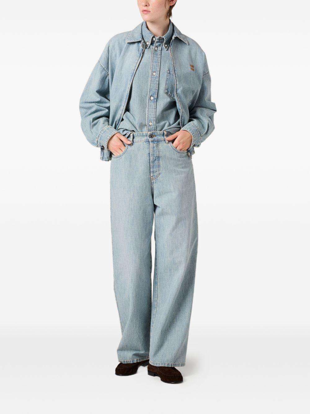 Chambray jeans GWP39418JI S-232F0076 MIU MIU 