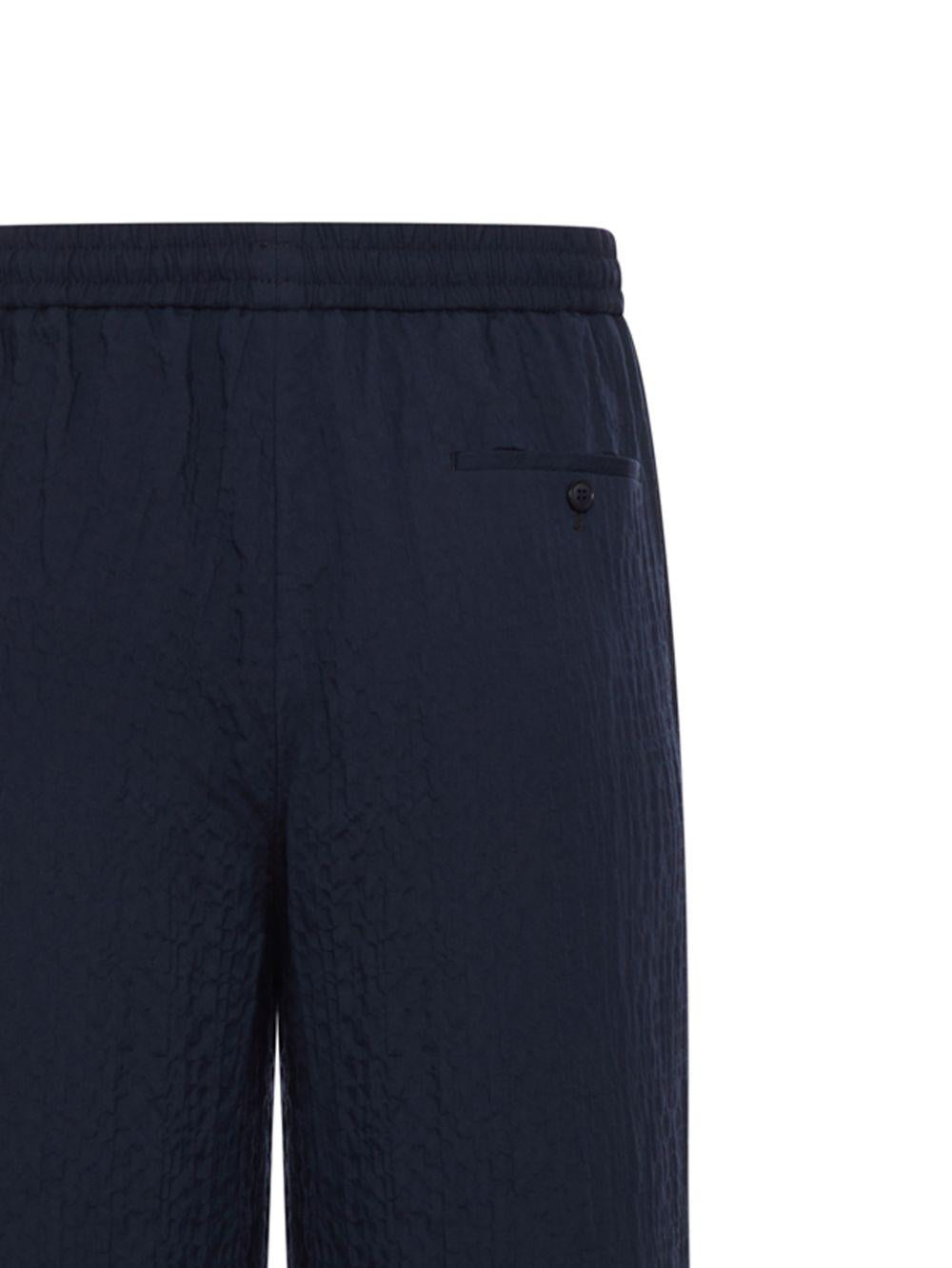 Flat front trousers in Lyocell and silk froissé GM003210 TE20103UB109 GIORGIO ARMANI 