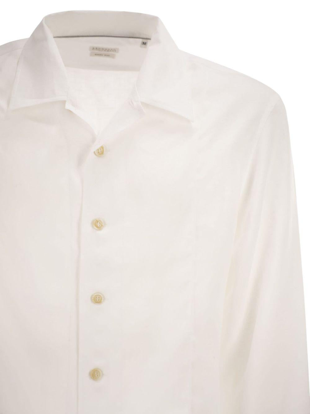 Shirt with classic collar MM6840618 C001 BRUNELLO CUCINELLI 