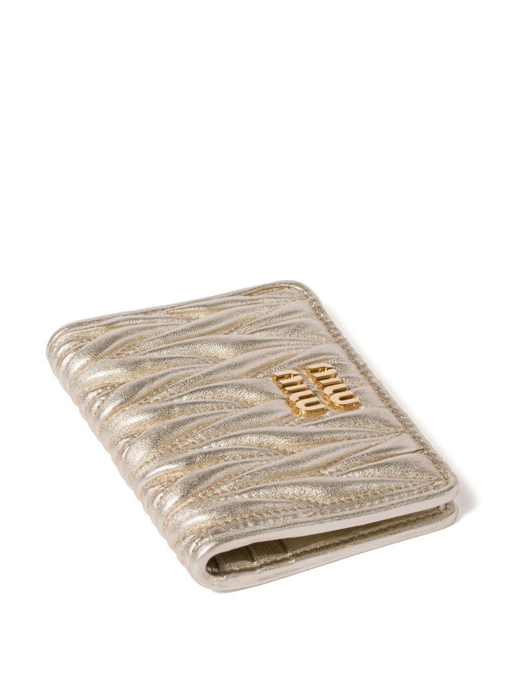 Front logo wallet 5MC103 AFPPF0002 MIU MIU 
