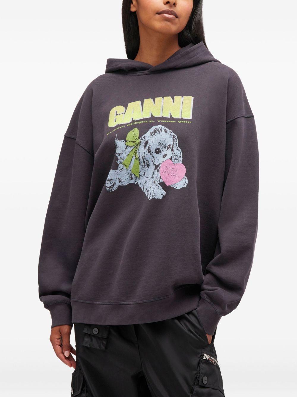 Puppy Hoodie T4360 252 GANNI 