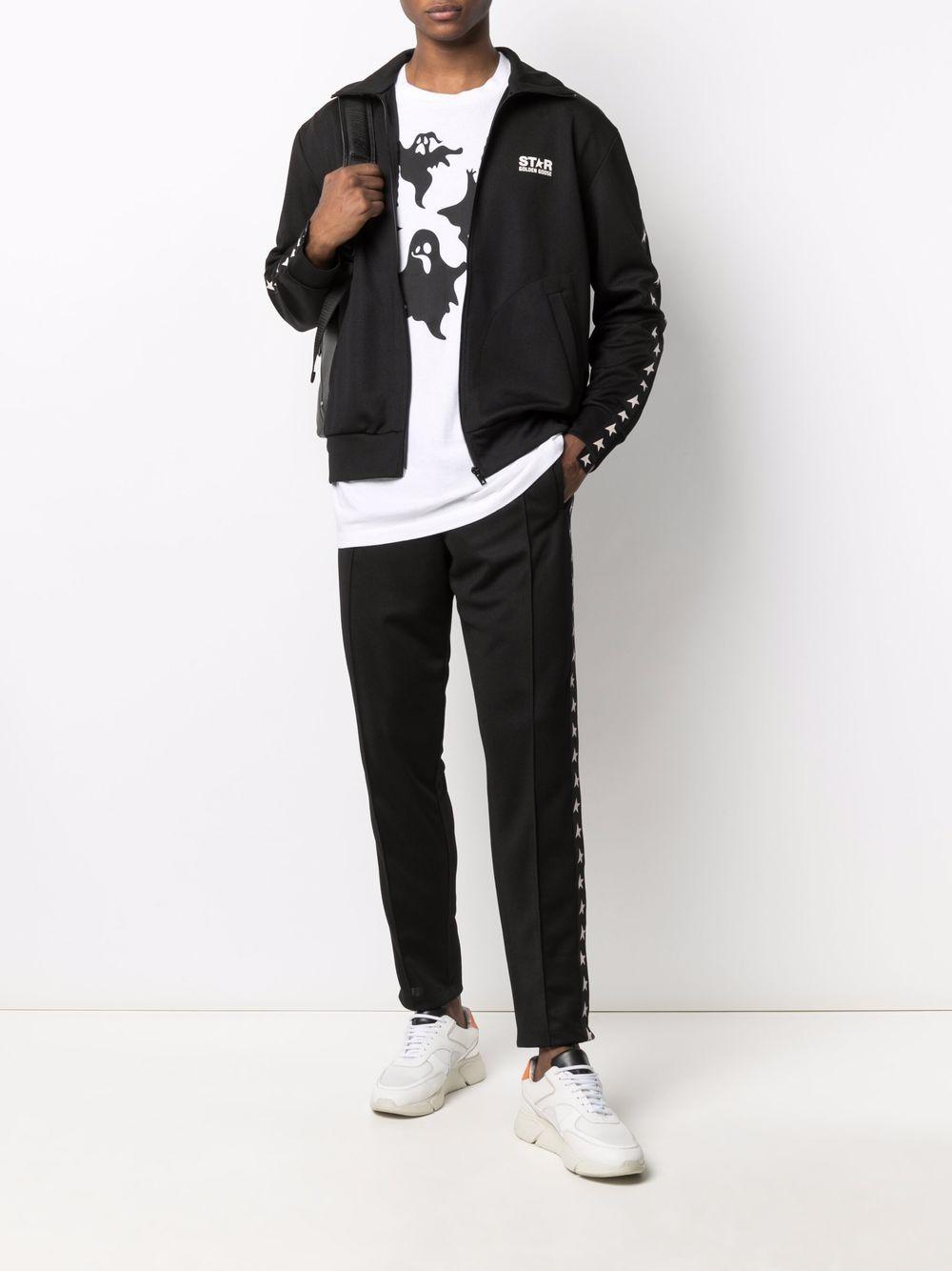 Star-print track pants<BR/><BR/> GWP00877 P00052180203 GOLDEN GOOSE 