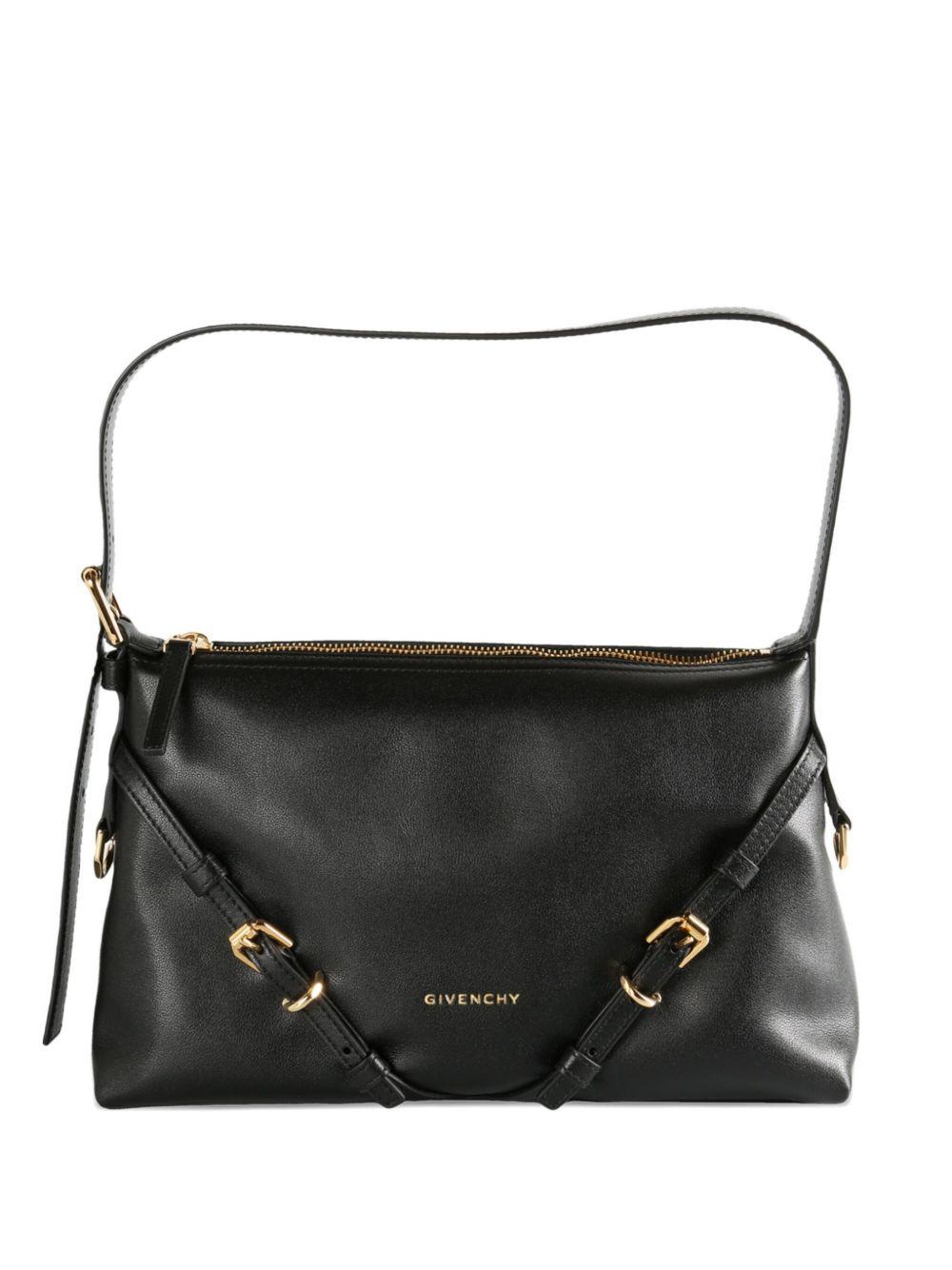 Mini Voyou bag in shiny leather BB514XB2AE 001 GIVENCHY 