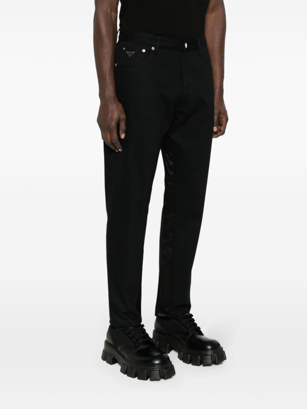 Mid-rise tapered jeans<BR/><BR/><BR/> GEP371 1ZFBF0557 PRADA 