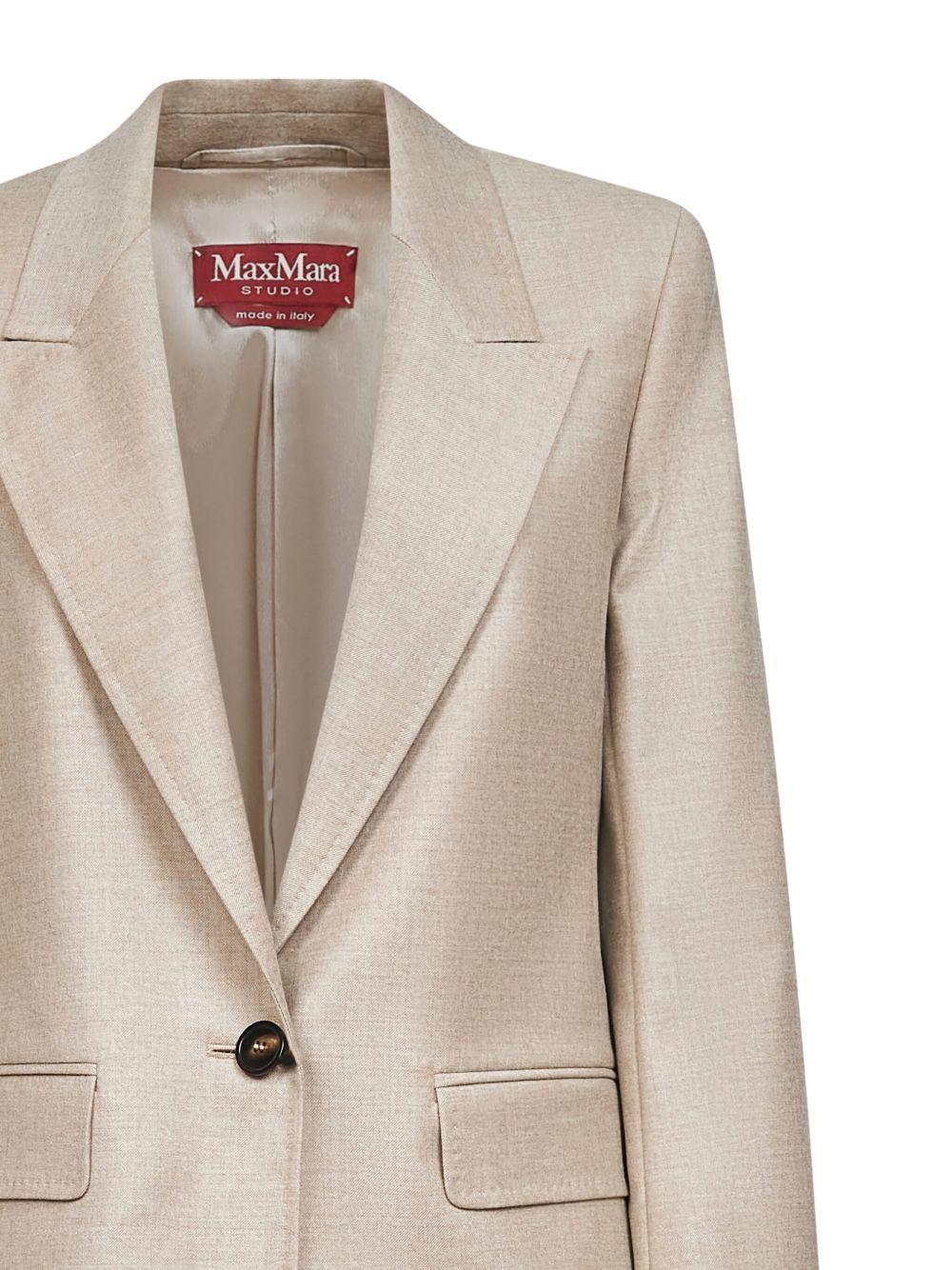 Regular fit flannel blazer 2526046022 BOLSENA052 MAX MARA 