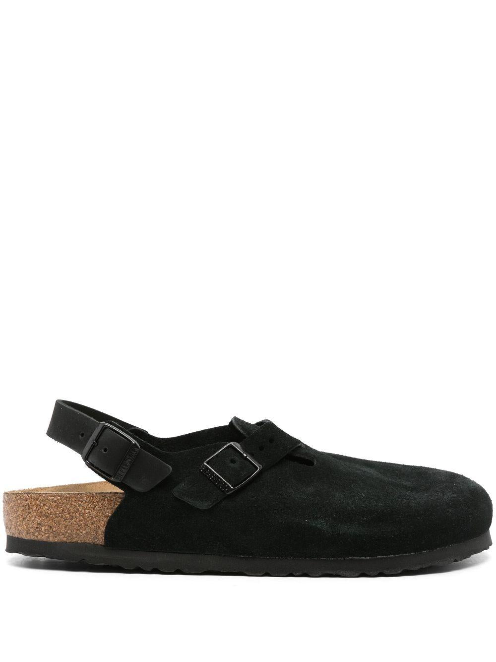 Tokyo II Suede slides<BR/><BR/><BR/> 1028348 BLACK,SUEDE LEATHER BIRKENSTOCK 