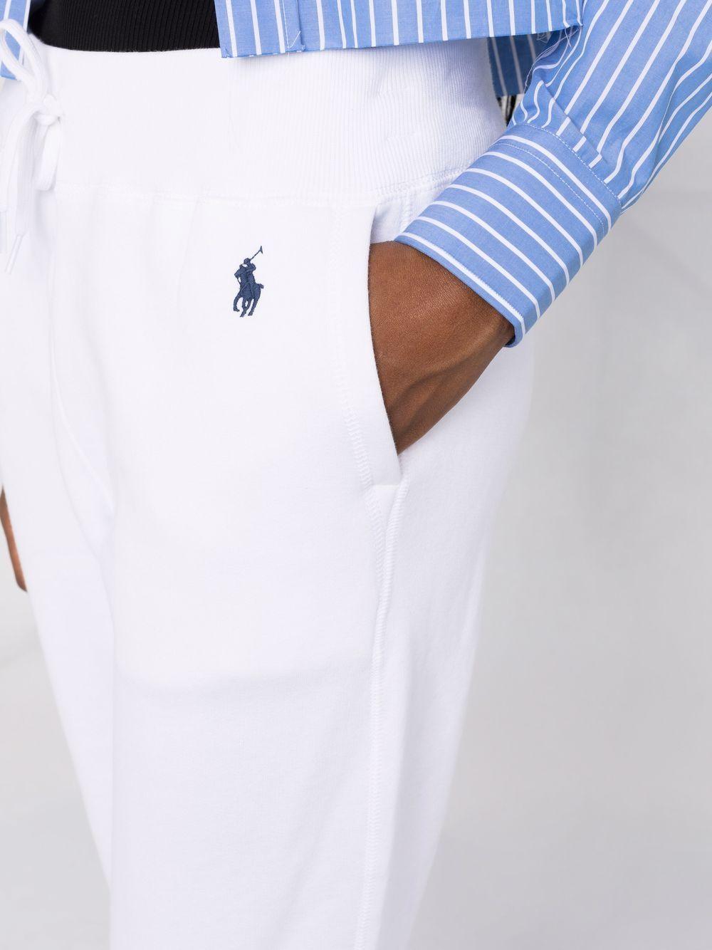 Elastic waist trousers 211794397002 WHITE POLO RALPH LAUREN 