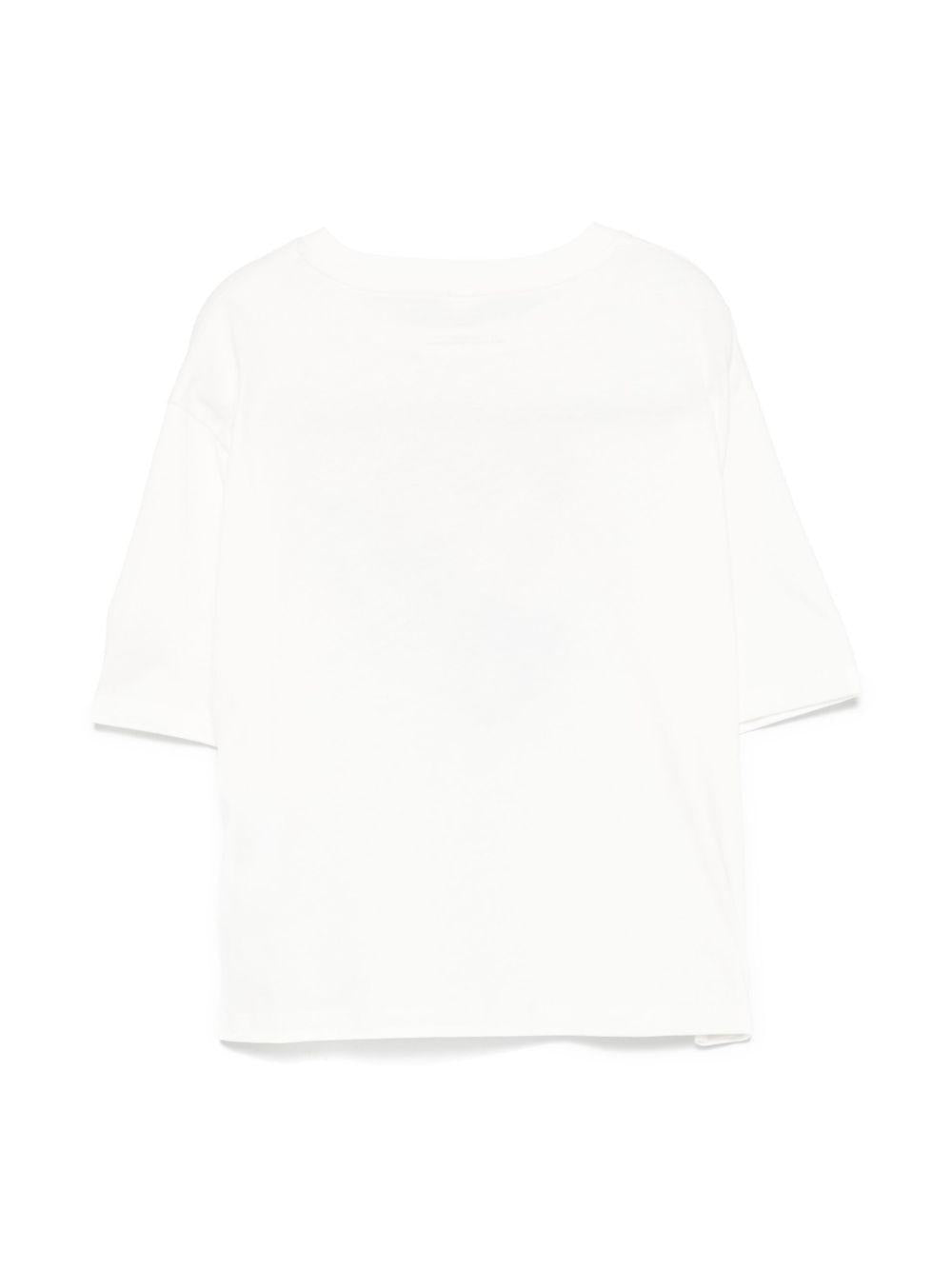 Heart-print T-shirt<BR/><BR/><BR/> TW8C61 Z0434101 STELLA McCARTNEY KIDS 