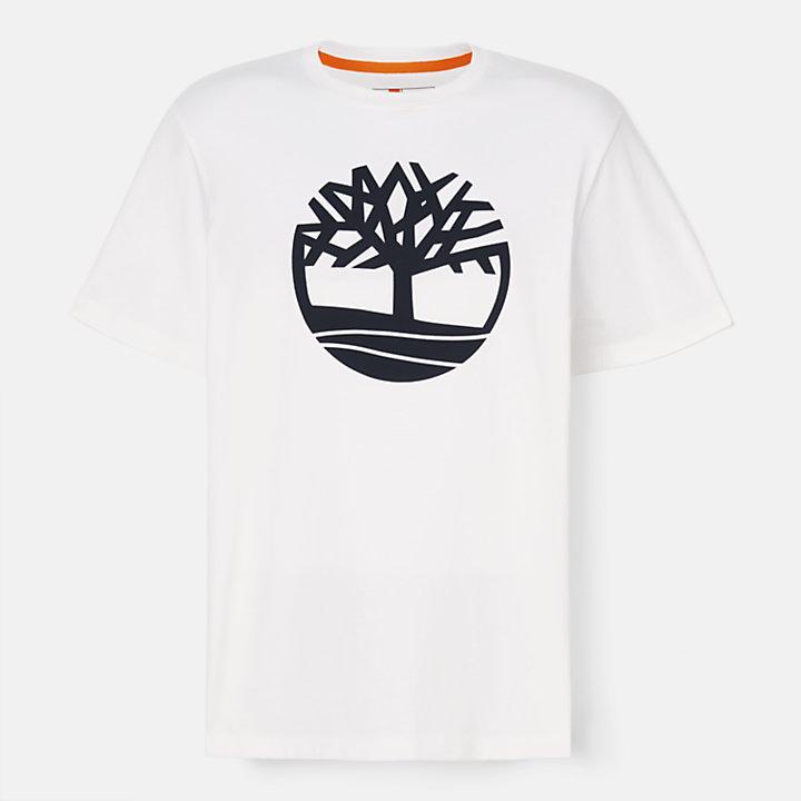 Logo-print cotton T-shirt TB0A2C2R 1001 TIMBERLAND 