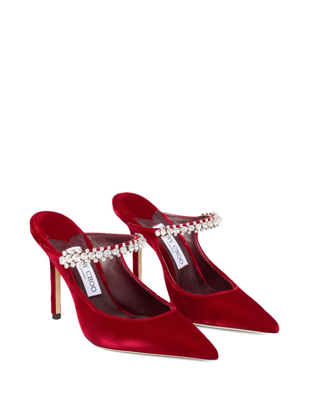 Bing 100 sandals BING100VEL RUBYRED JIMMY CHOO 