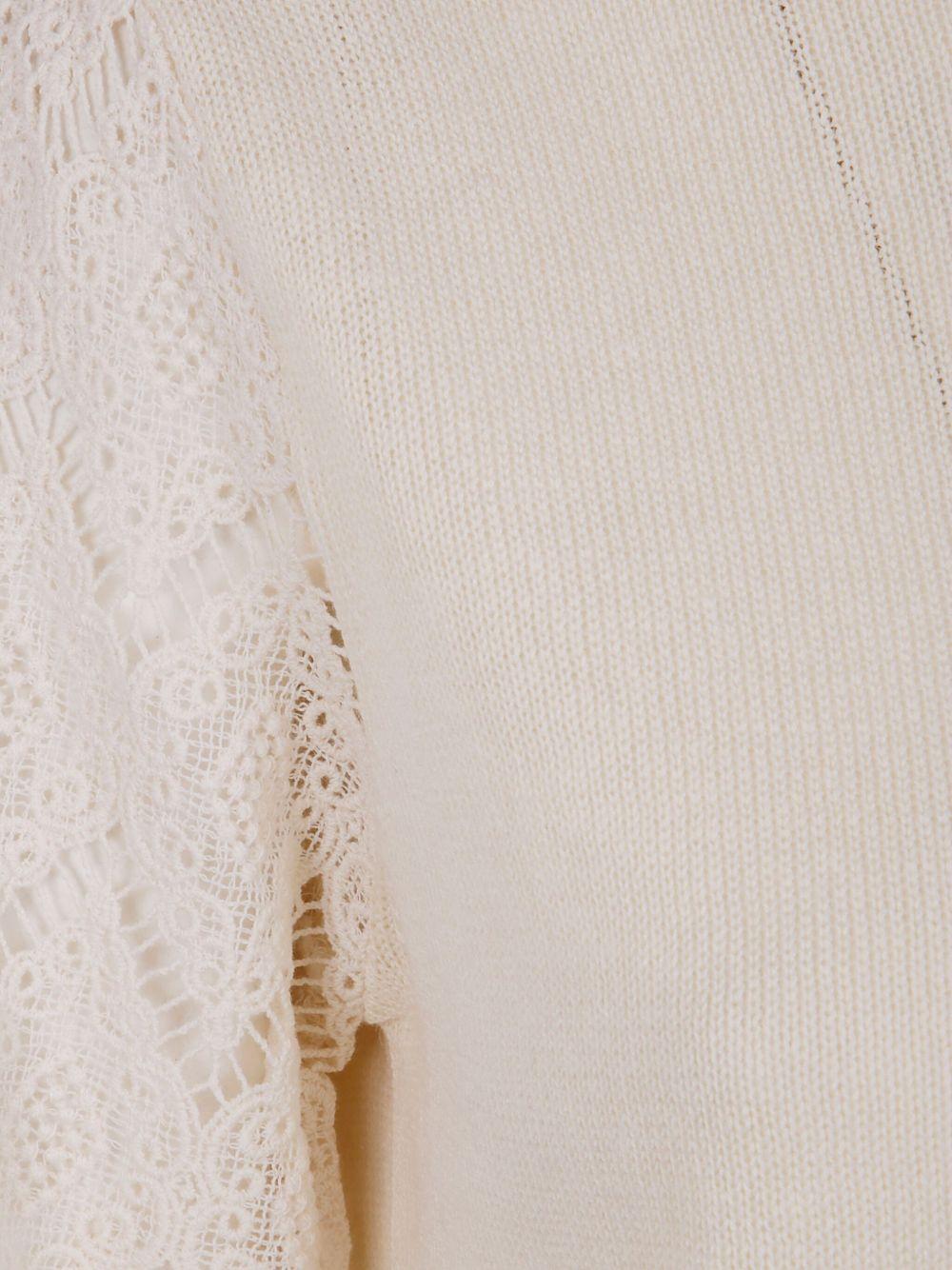 Lace-sleeved blouse<BR/><BR/><BR/> 251TP3341 12140 TWINSET 