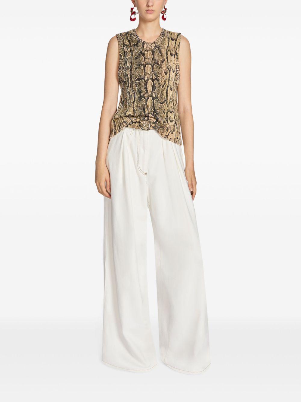 Pleated palazzo pants<BR/><BR/><BR/> 010929 1552008 DRIES VAN NOTEN 