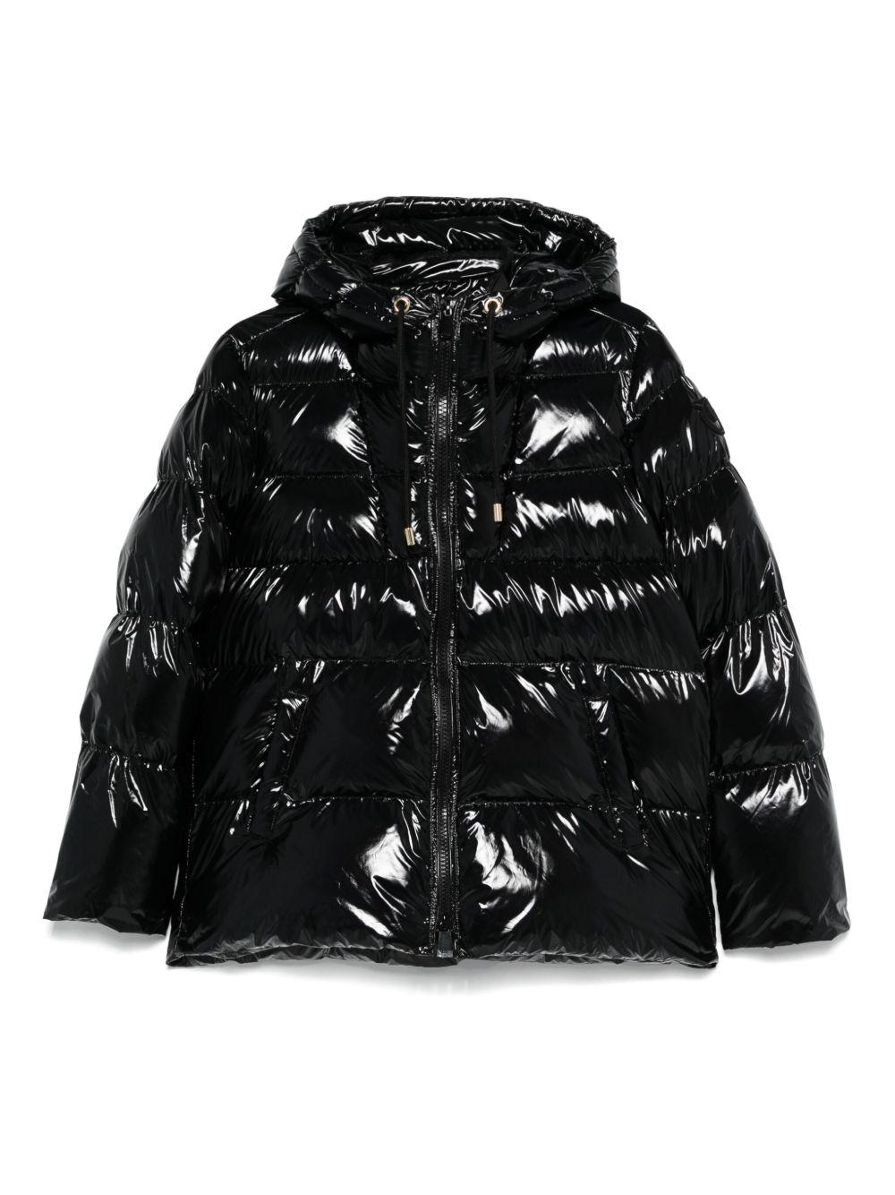 Caban jacket in crystal nylon 101597 A2P7Z99 PINKO 