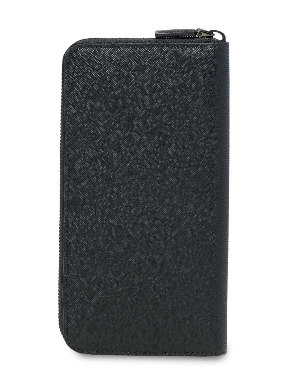 Black saffiano leather wallet 2ML317 QMEF0002 PRADA 