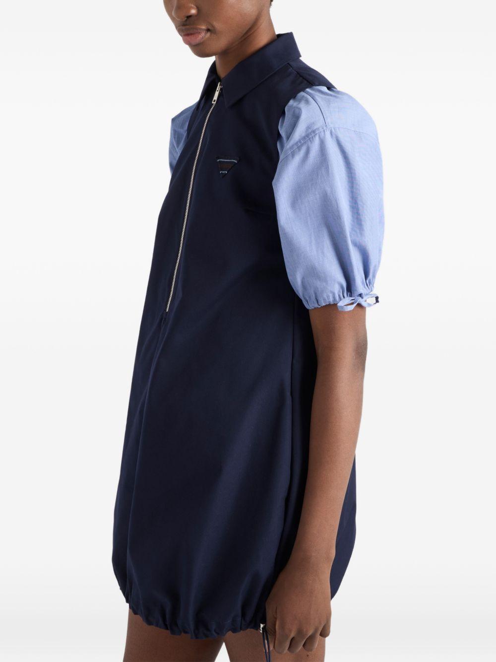 Poplin mini-dress P3Q81187P S-OOOF0008 PRADA 