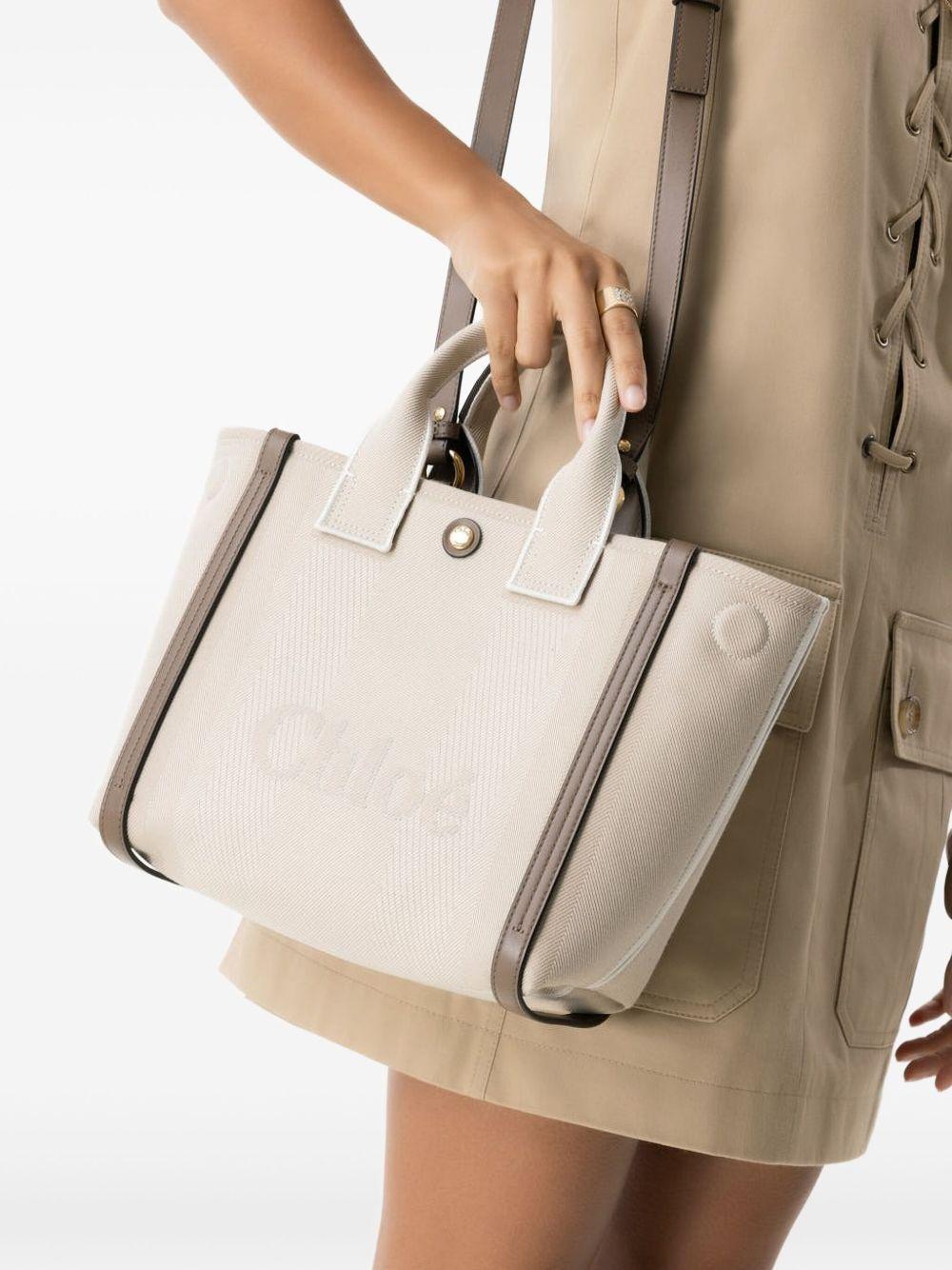 Carry small canvas tote bag CHC25SS911O65 23N CHLOÉ 