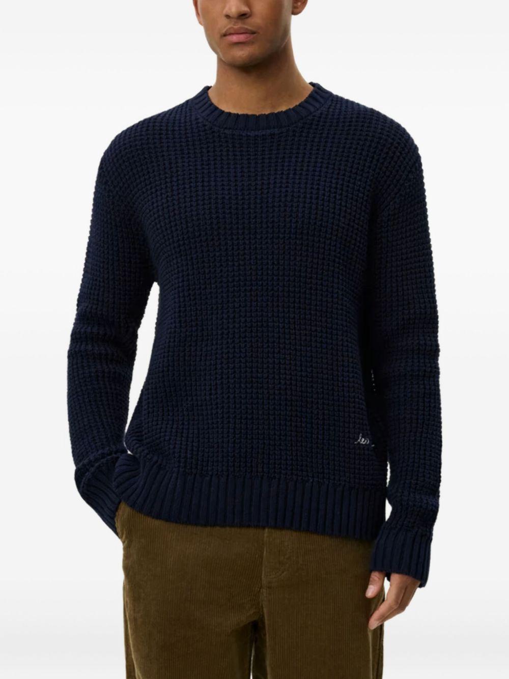 Alvin Waffle Crewneck Knit 1000570 460 LES DEUX 