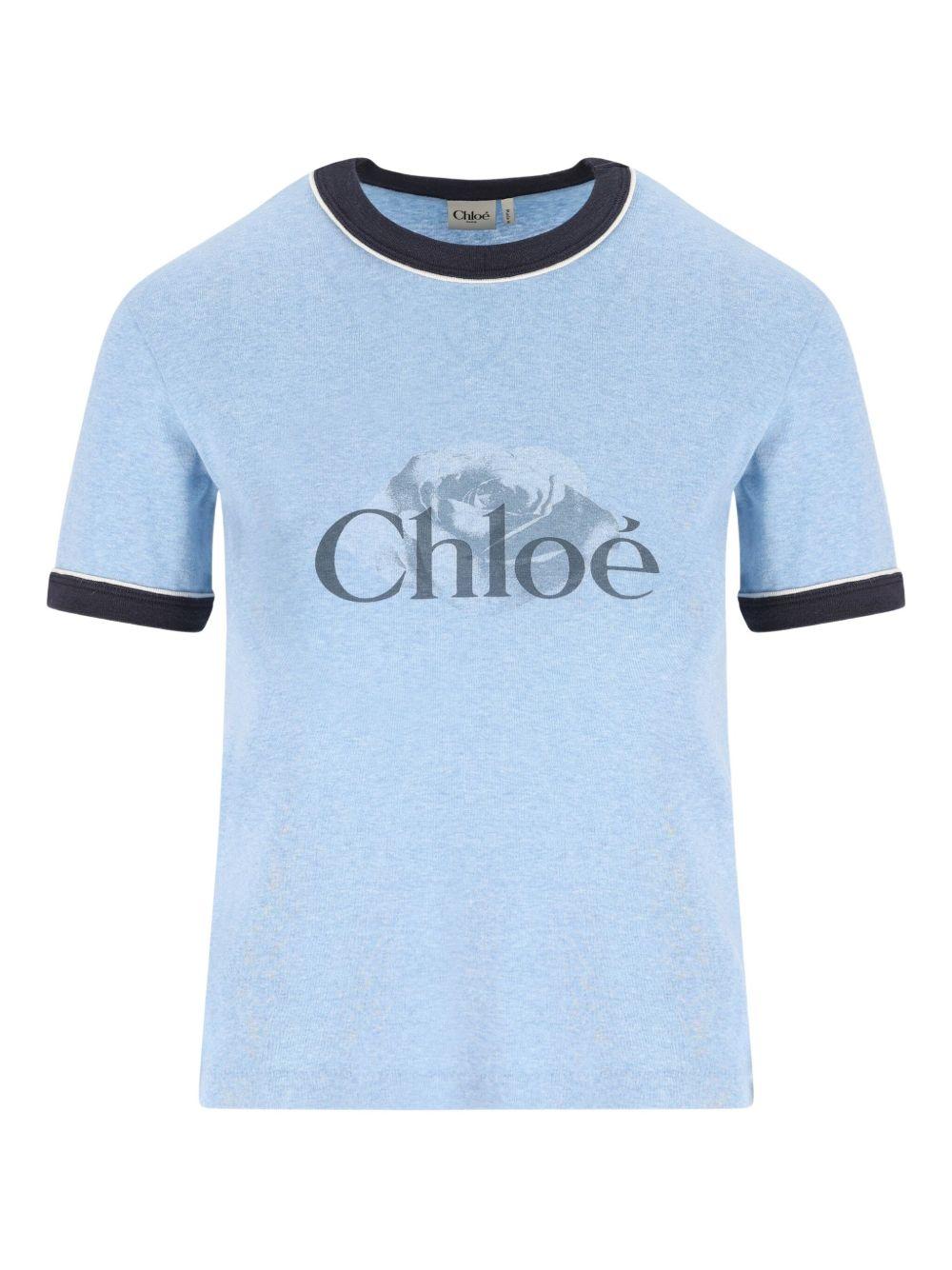 Logo T-shirt CH25WJH03198 433 CHLOÉ 