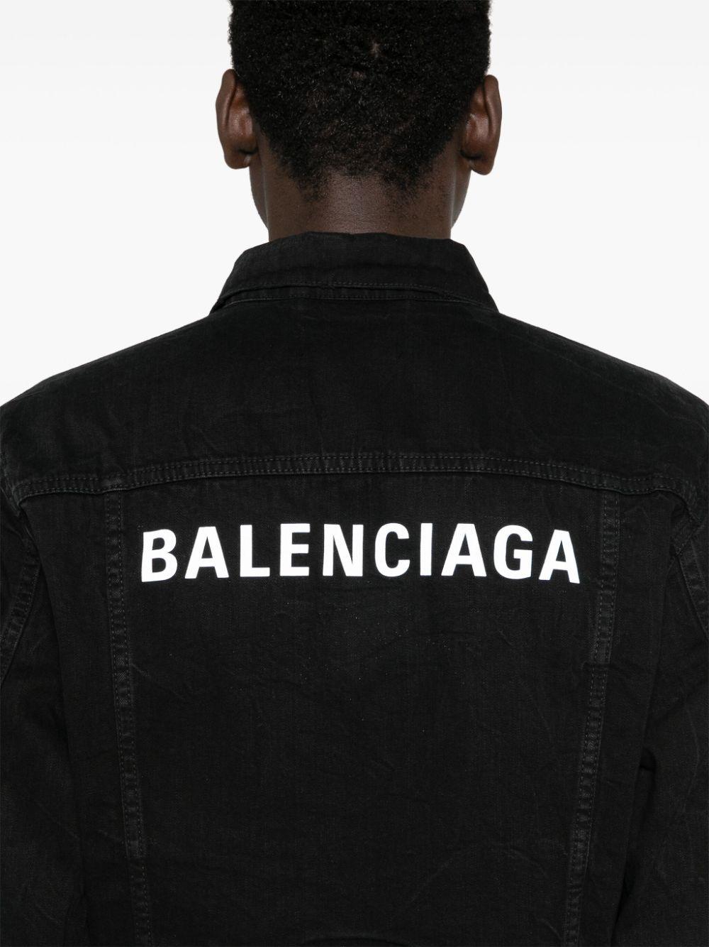 Cotton denim jacket<BR/><BR/><BR/> 790869 TQW541071 BALENCIAGA 