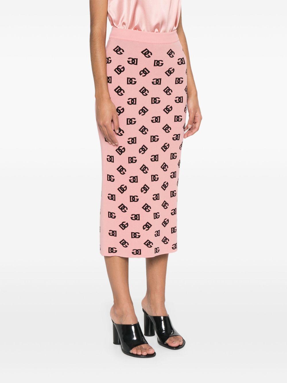 DG-jacquard pencil skirt<BR/><BR/><BR/> FXO02T JFMGTF0473 DOLCE & GABBANA 