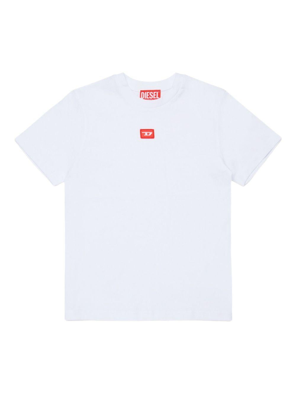 Cotton T-shirt with patch J02501 0GRAIK100 DIESEL KIDS 