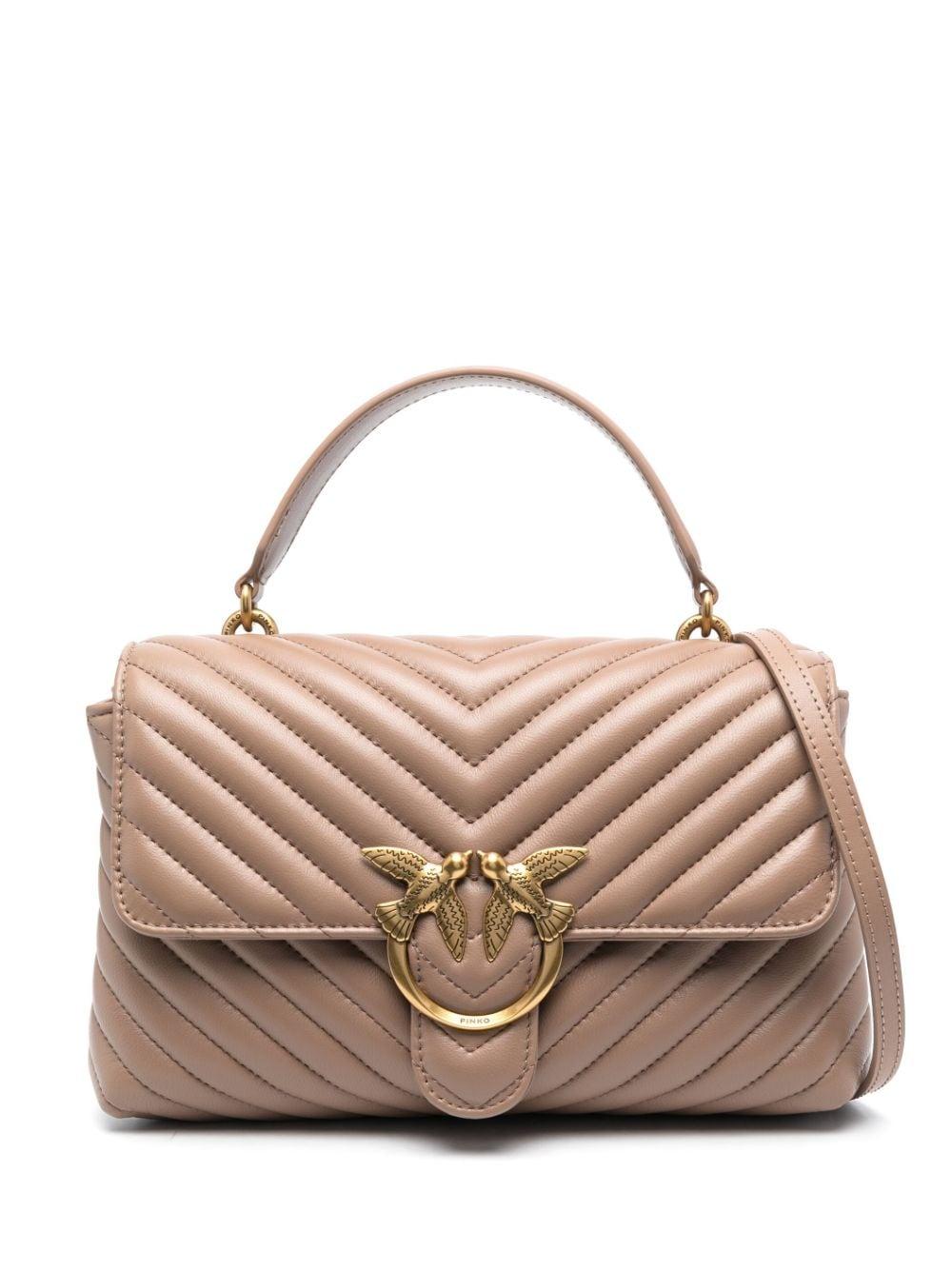 Love quilted shoulder bag 100043 A0GKD01Q PINKO 