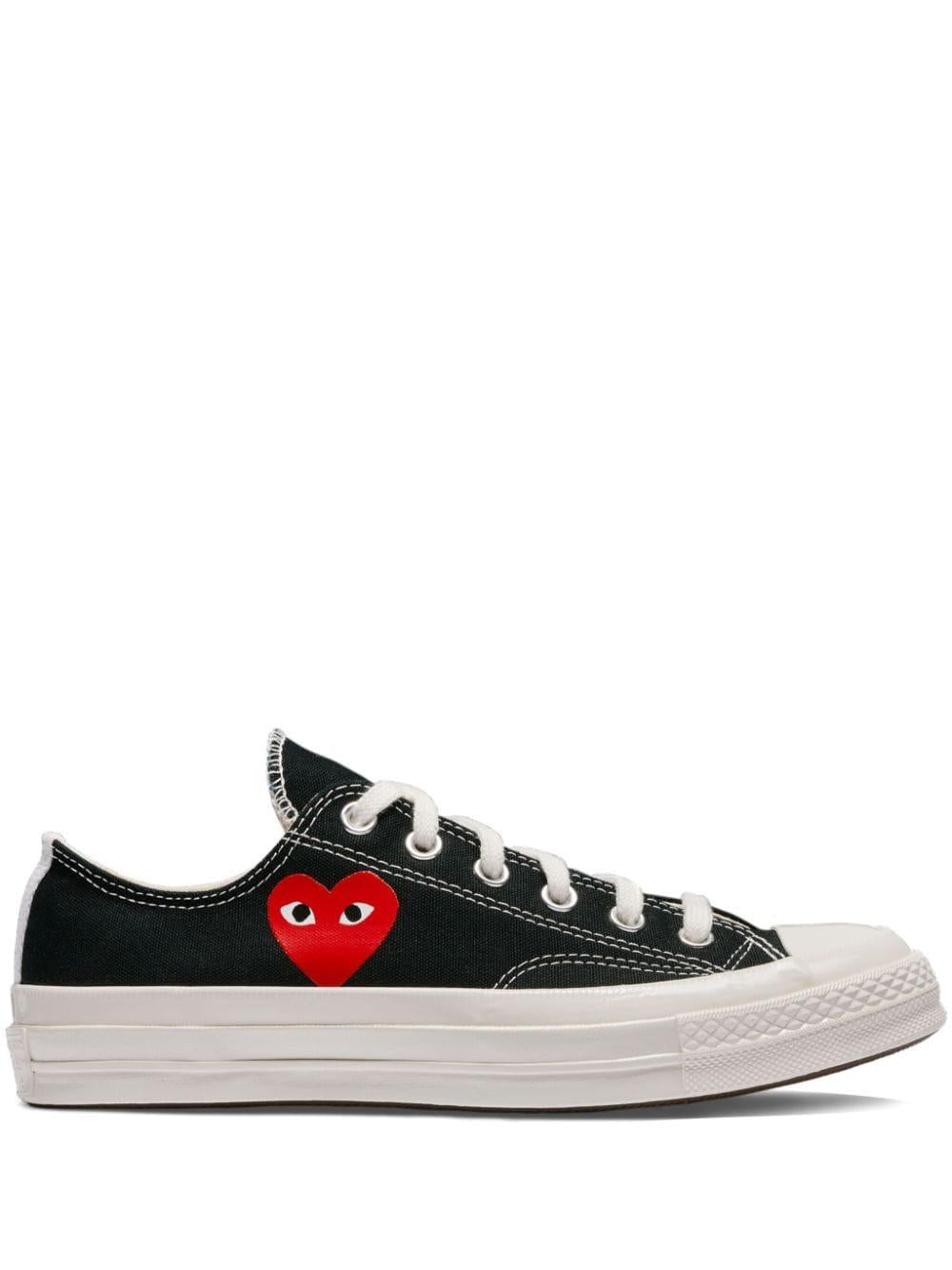 Single Heart chuck 70 sneakers AZK128 BLACK COMME des GARÇONS PLAY x Converse 