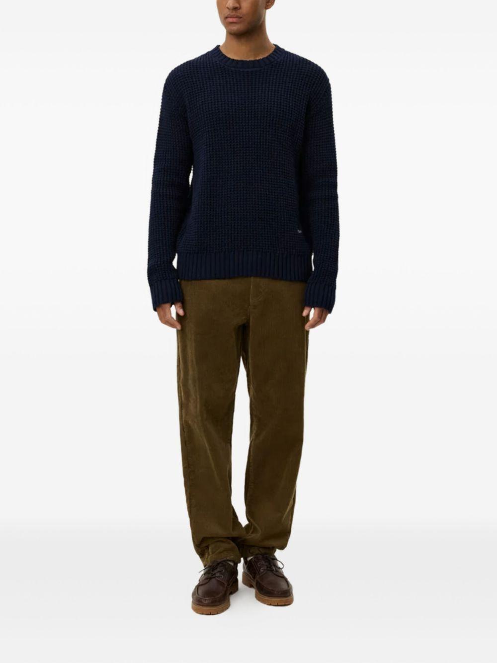 Alvin Waffle Crewneck Knit 1000570 460 LES DEUX 