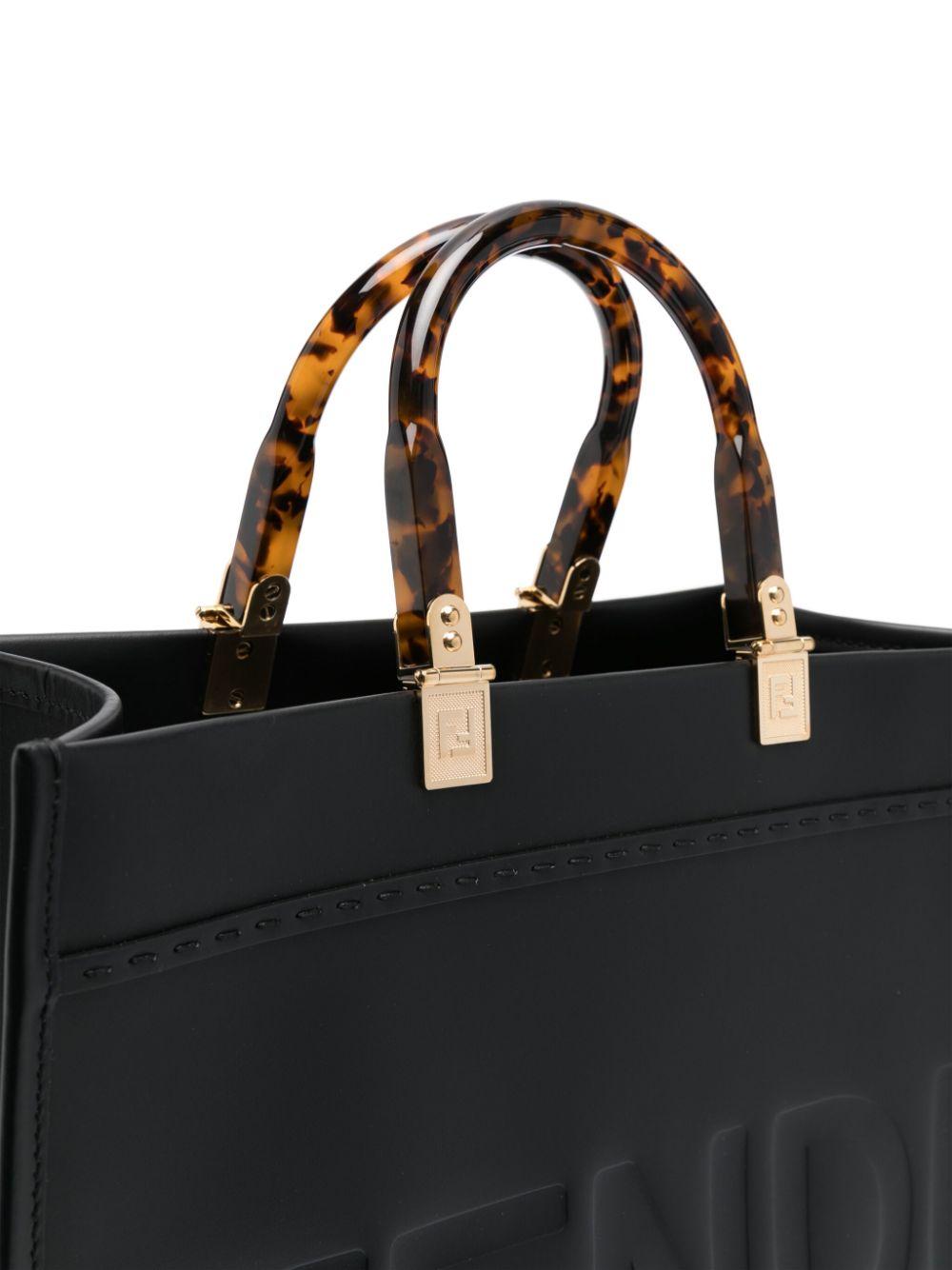 Sunshine logo-debossed tote<BR/><BR/><BR/> 8BH386 ABVLF0PWZ FENDI 