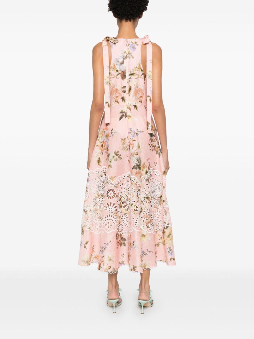 Acacia Broderie midi dress<BR/><BR/><BR/> 1736DRS252 PIF ZIMMERMANN 
