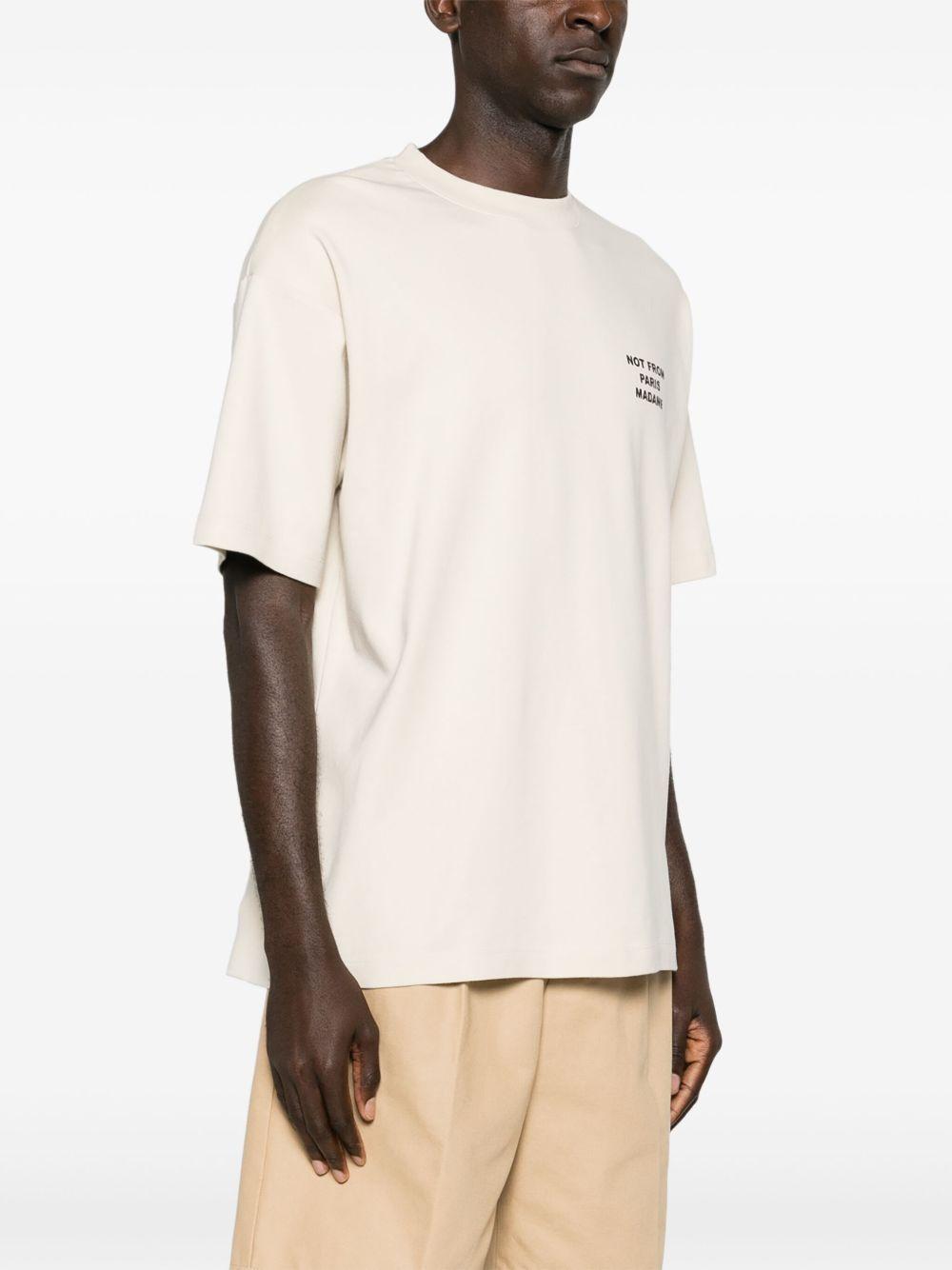 Le Slogan Classique cotton t-shirt PERM-TS203 CO002MT DRÔLE DE MONSIEUR 